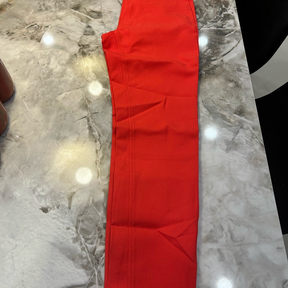 Vibrant Red Pants